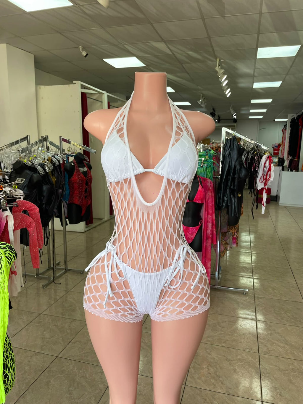 Fishnet Romper