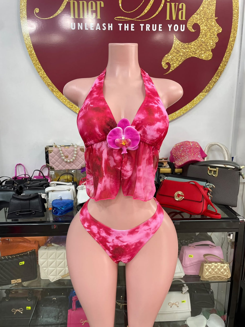 Hibiscus 3pc Swimsuit