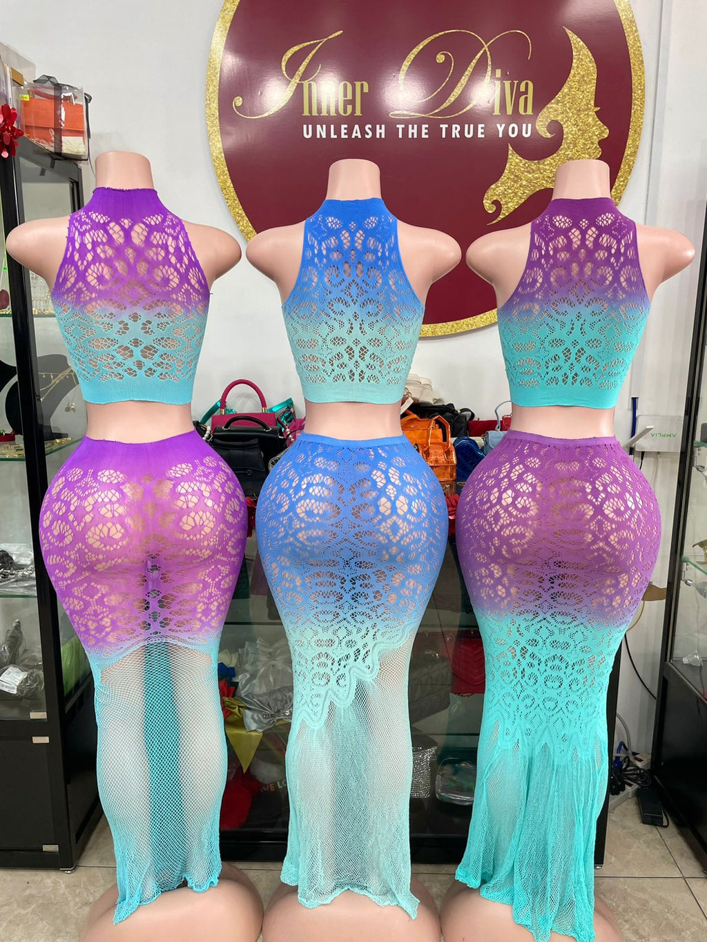 Ombré One Size Skirt Set