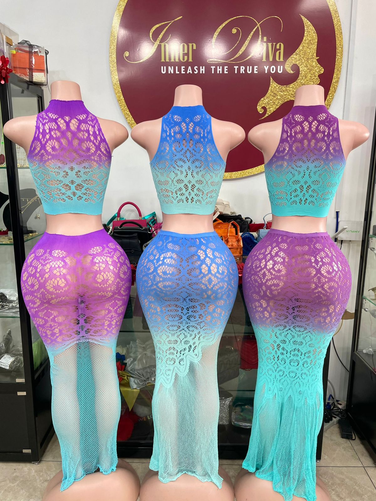 Ombré One Size Skirt Set