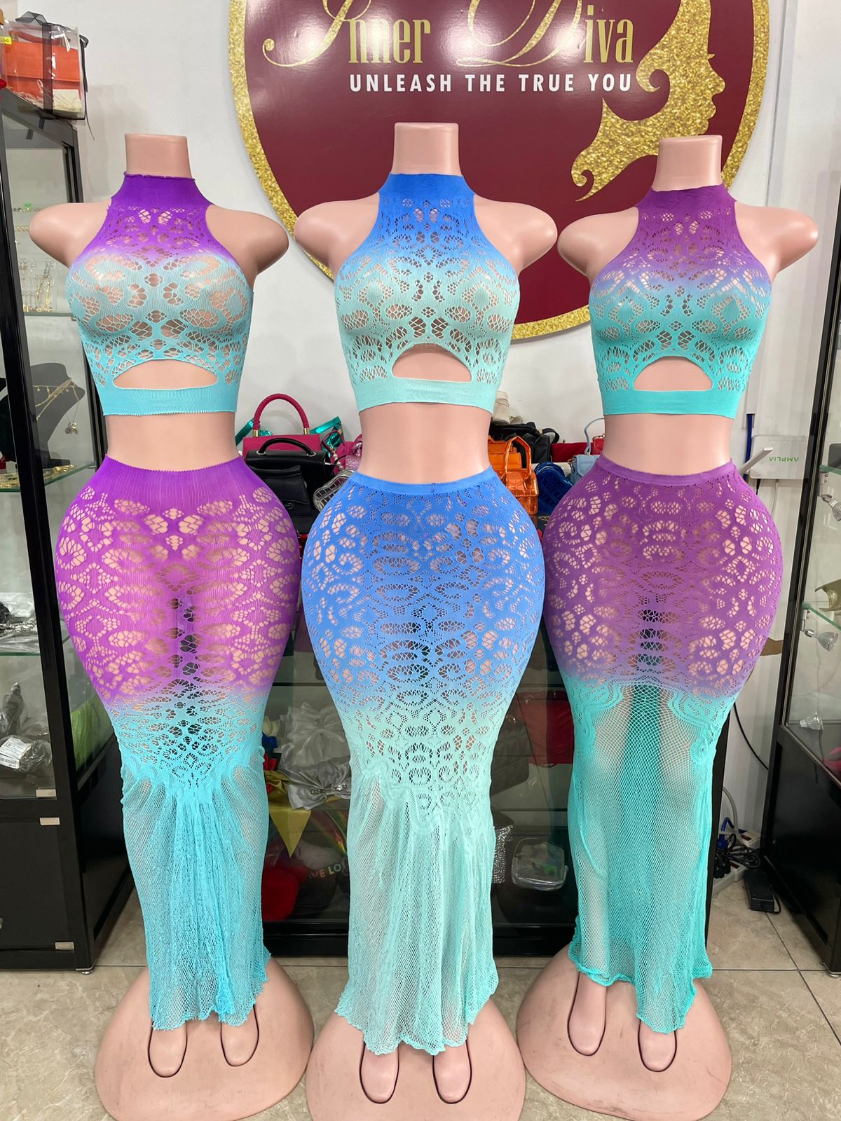 Ombré One Size Skirt Set