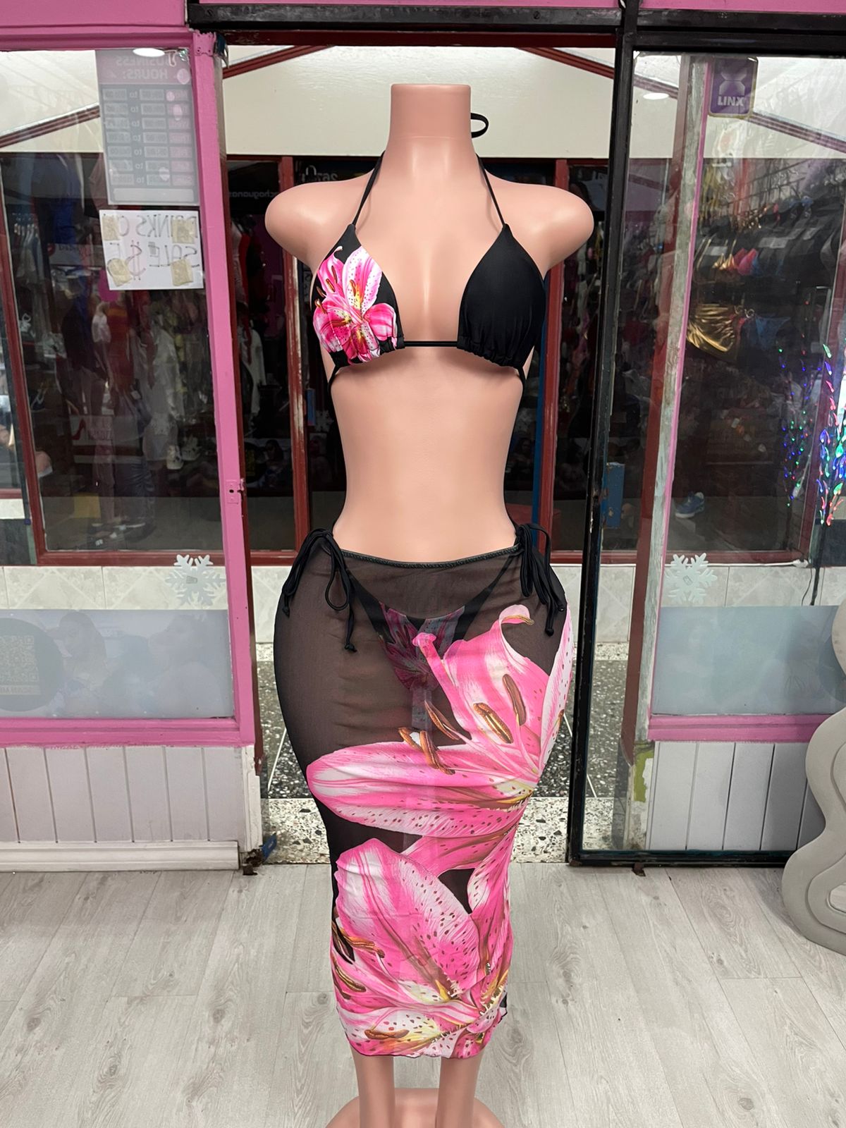Hibiscus 3pc Swimsuit