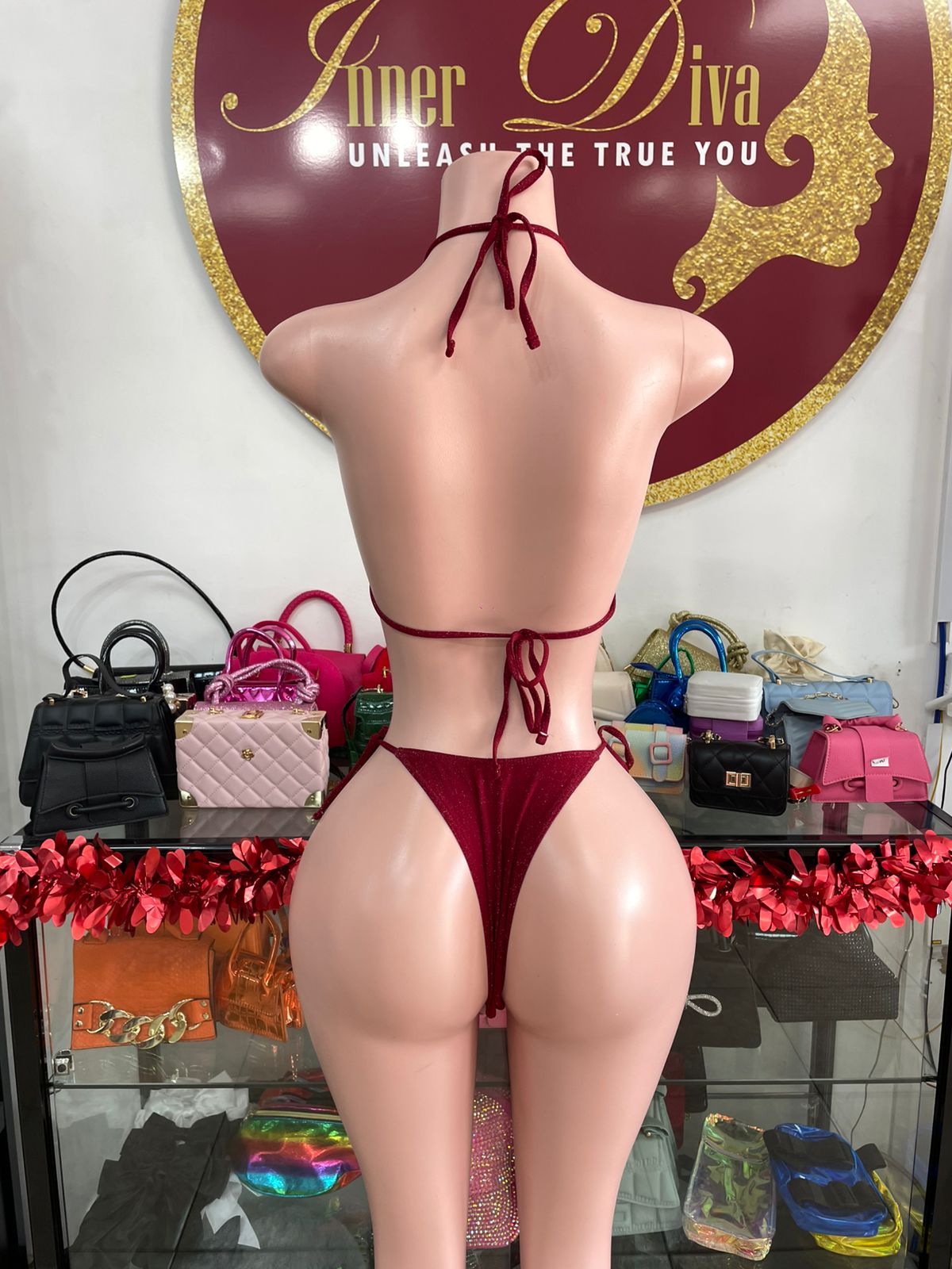 Sparkly 3pc Swimsuit