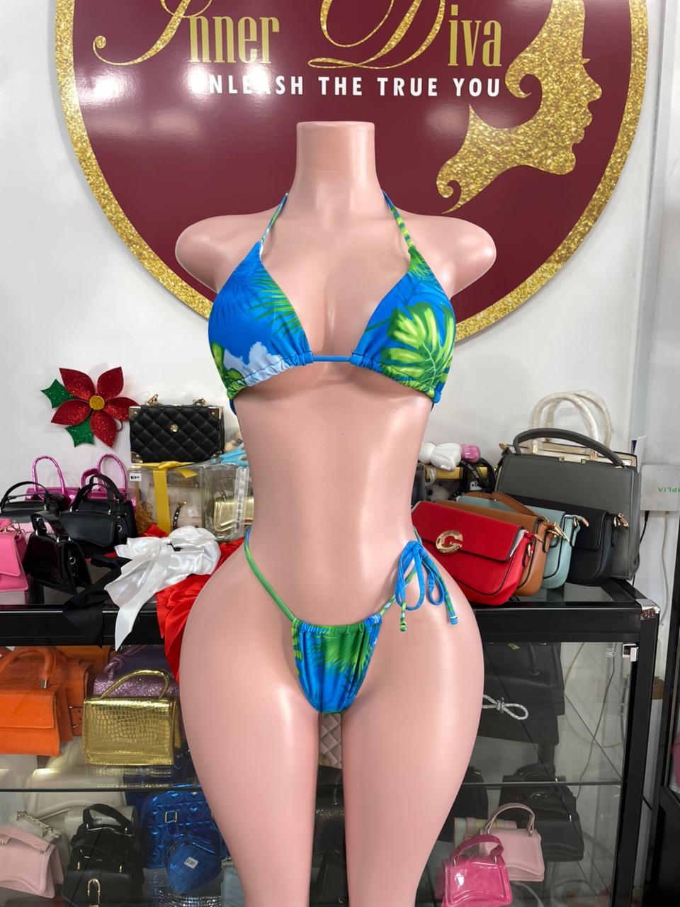 Green 4pc Swimsuit