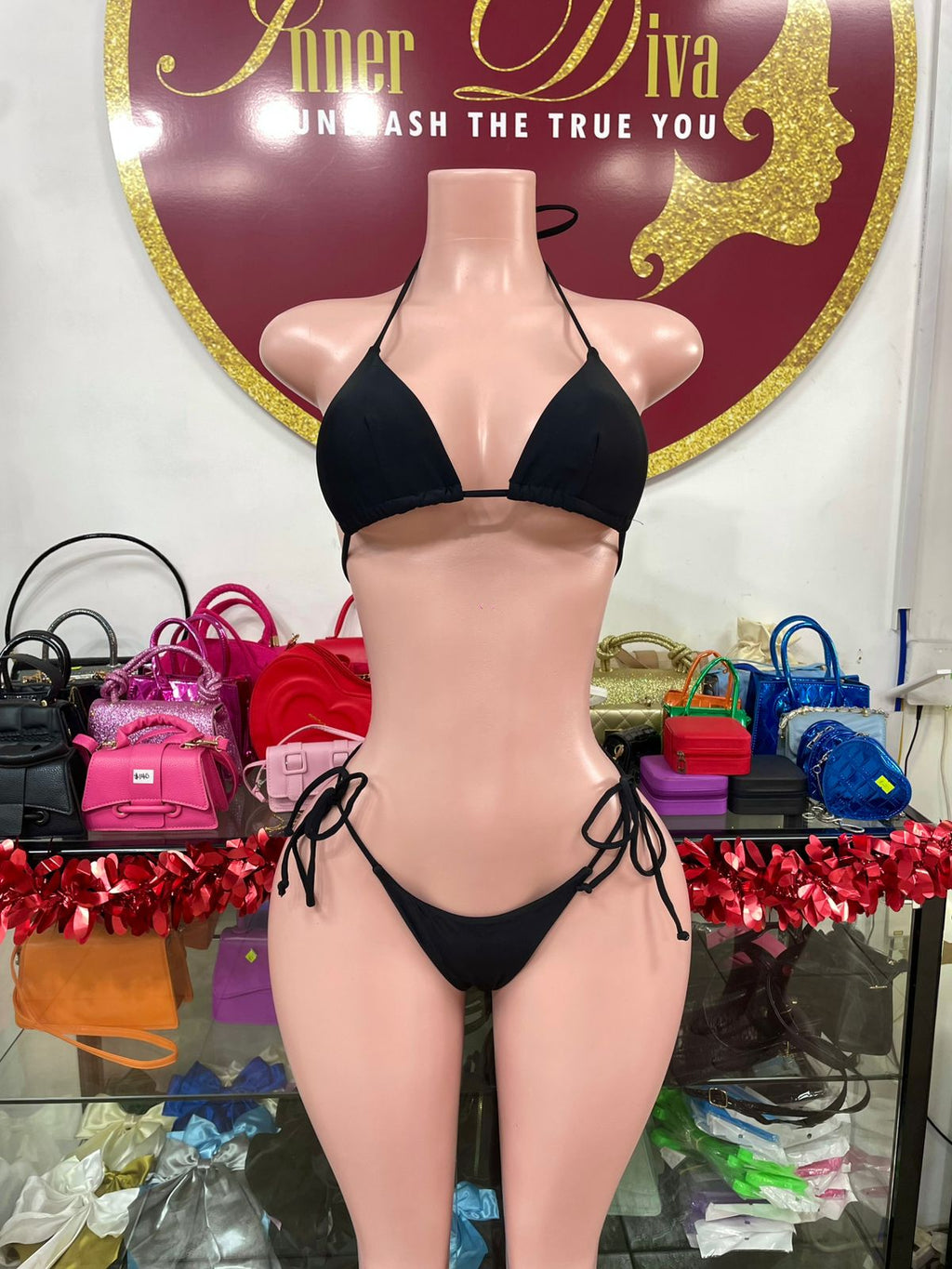 Rhinestone 3Piece Swim