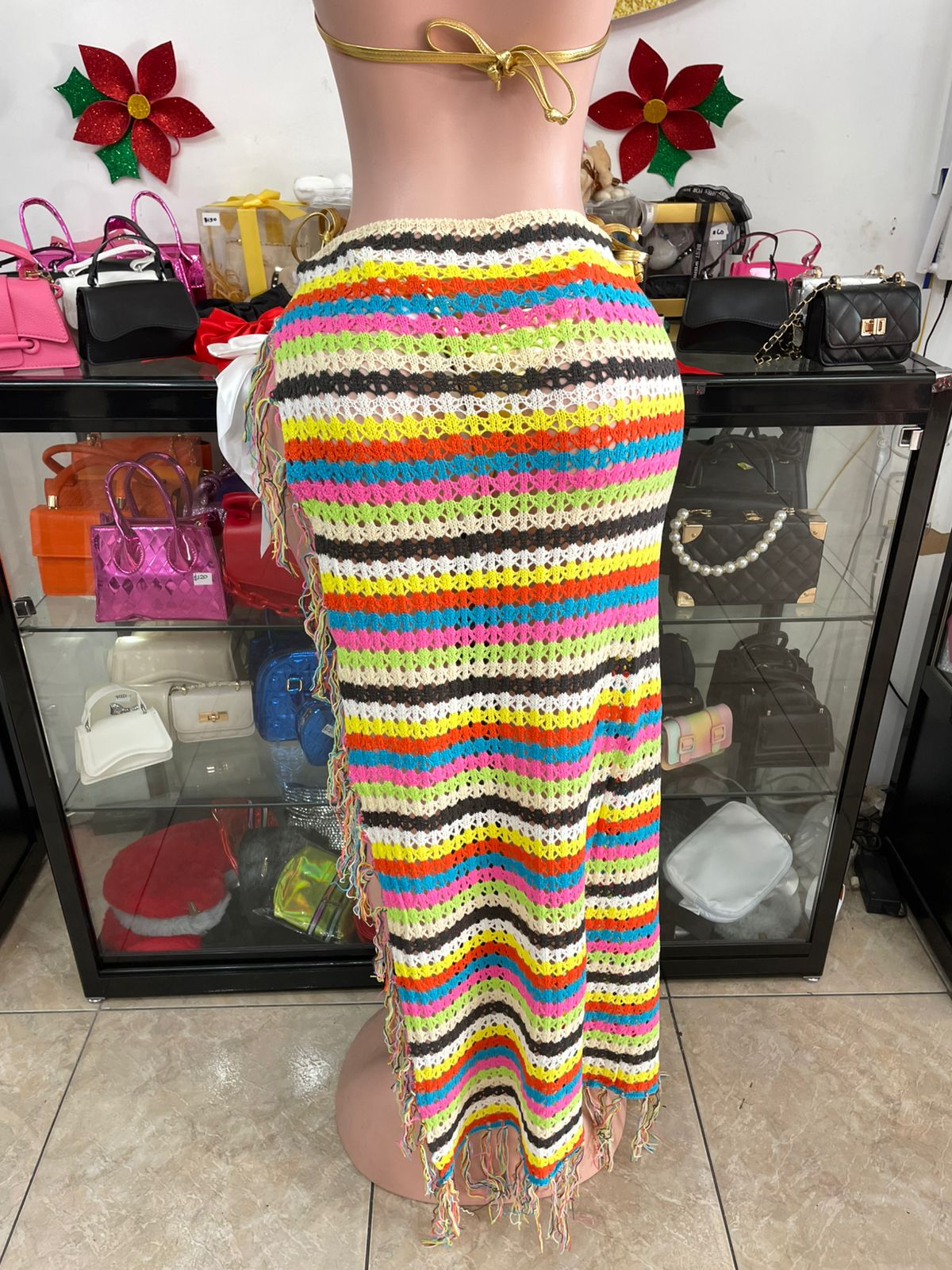 Knit Wrap Coverup