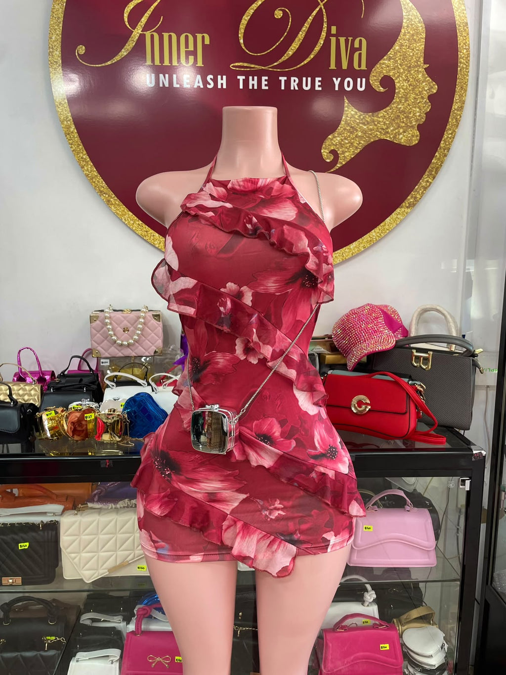 Floral Frill Dress
