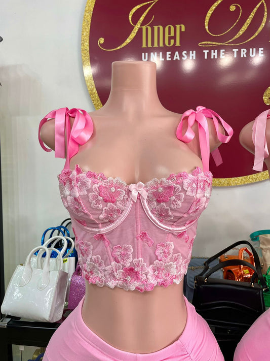 Pink Corset Top