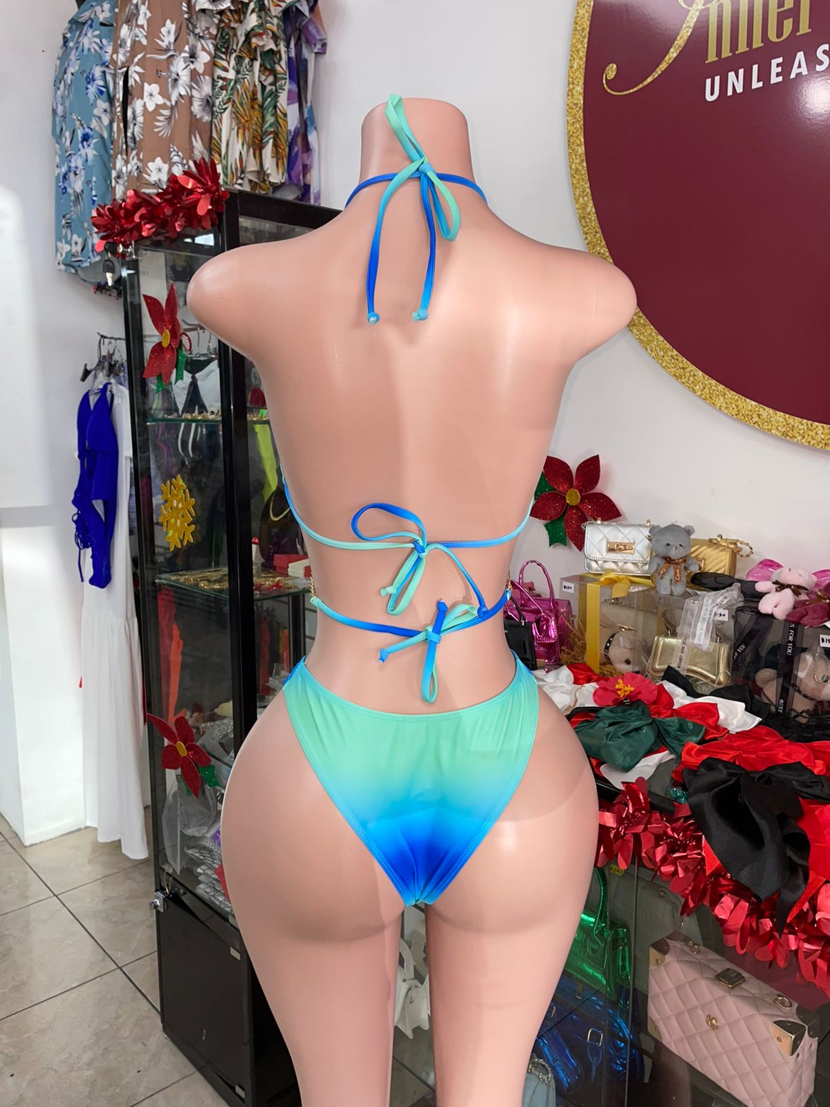 Ombré 3pc Swimsuit