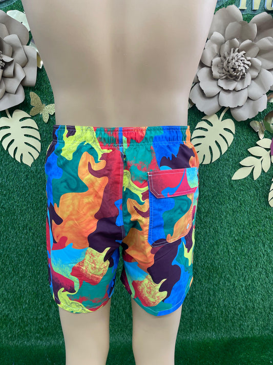 Multicolor Swim Trunks