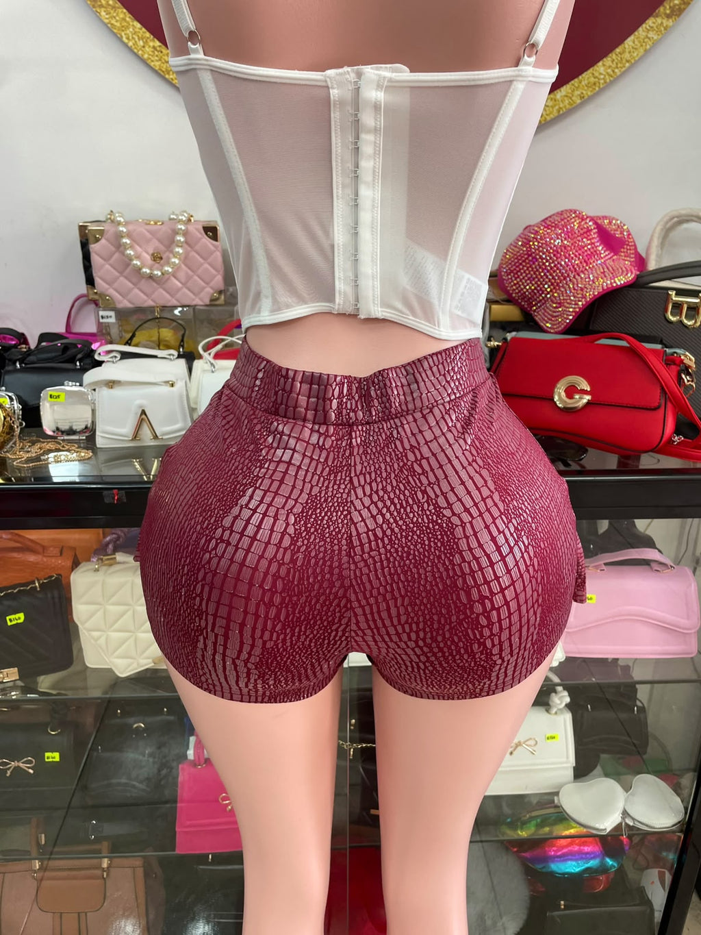 Leather Skort