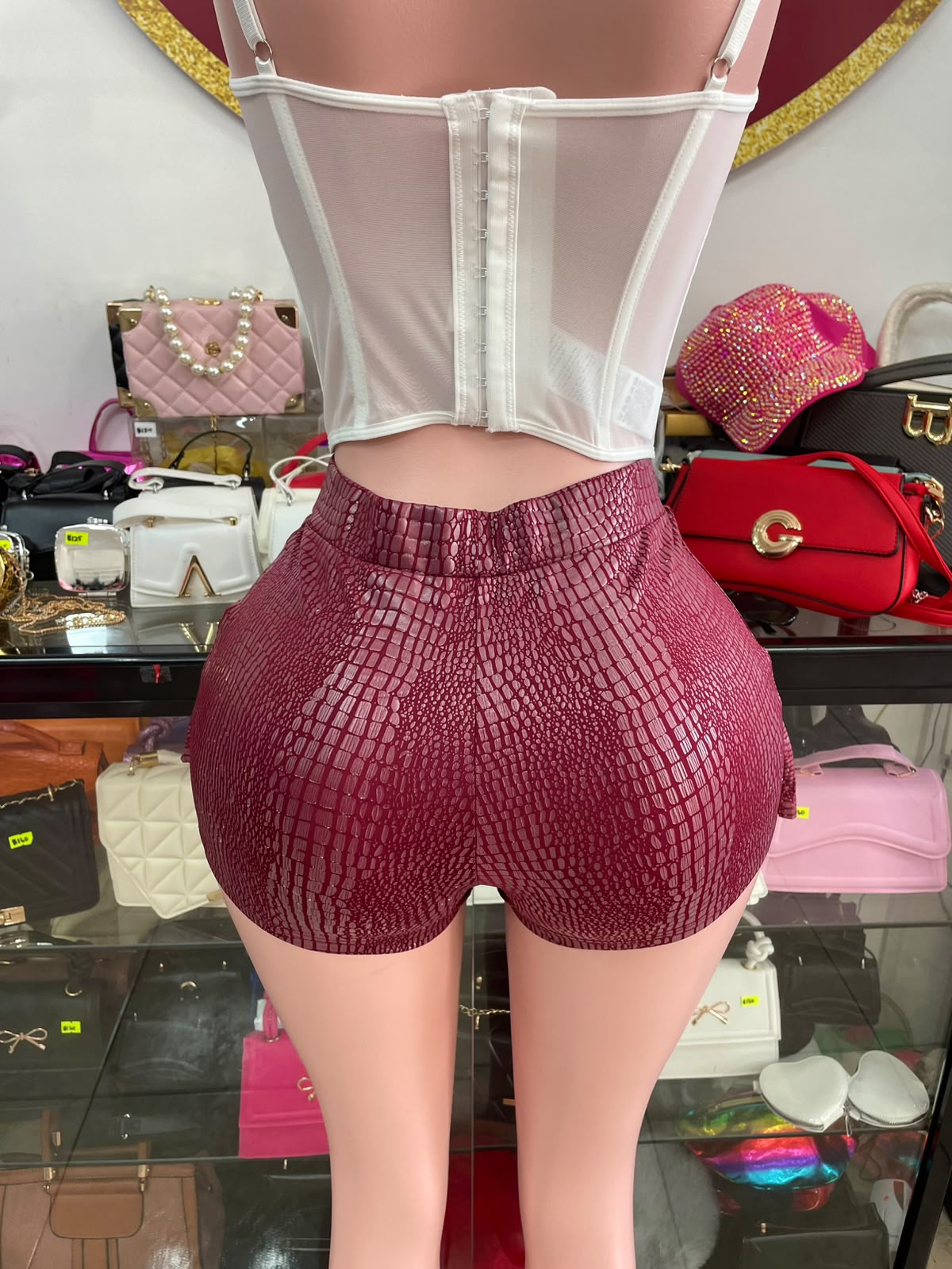 Leather Skort