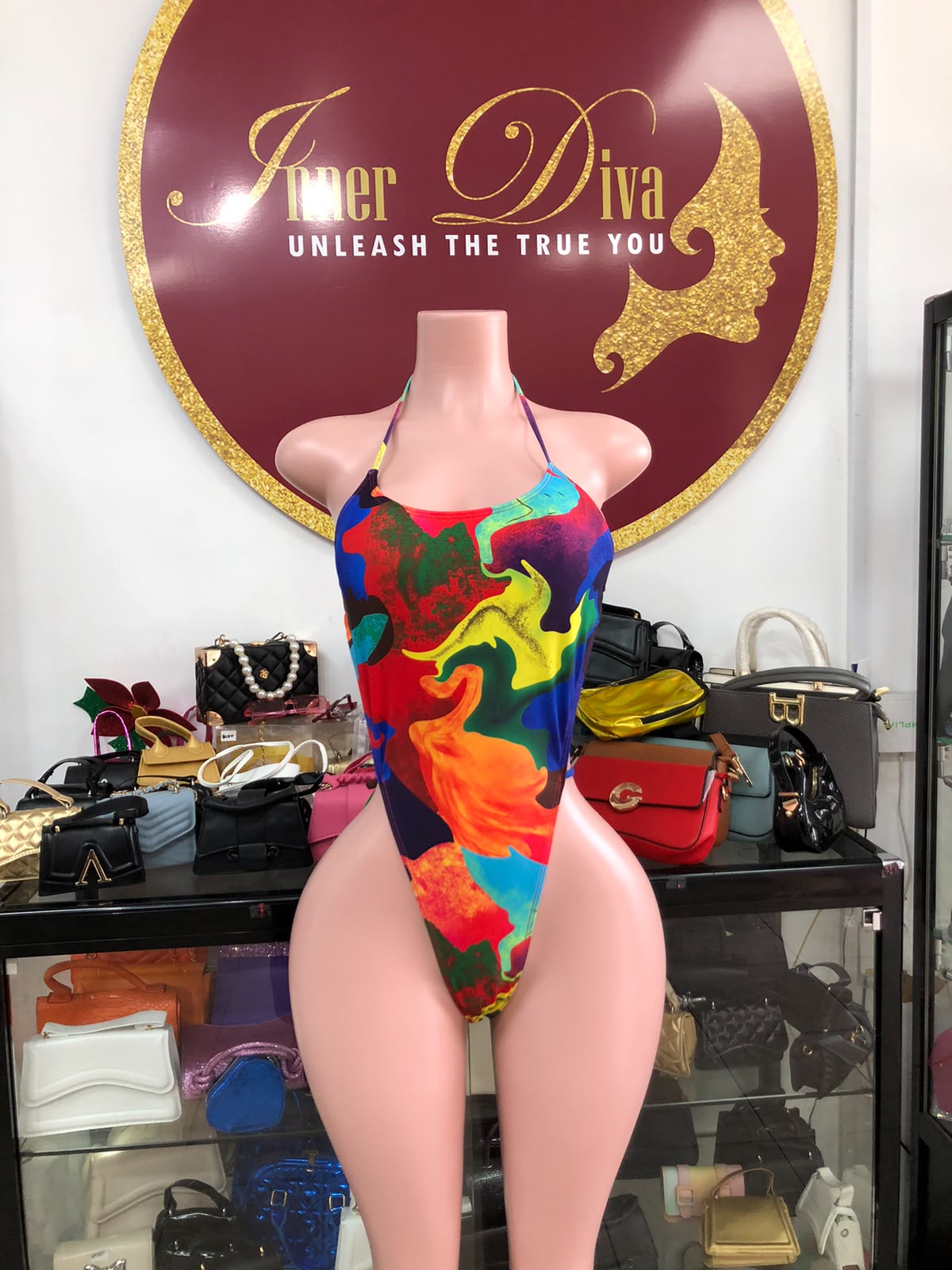 Roxy Multicolor Monokini