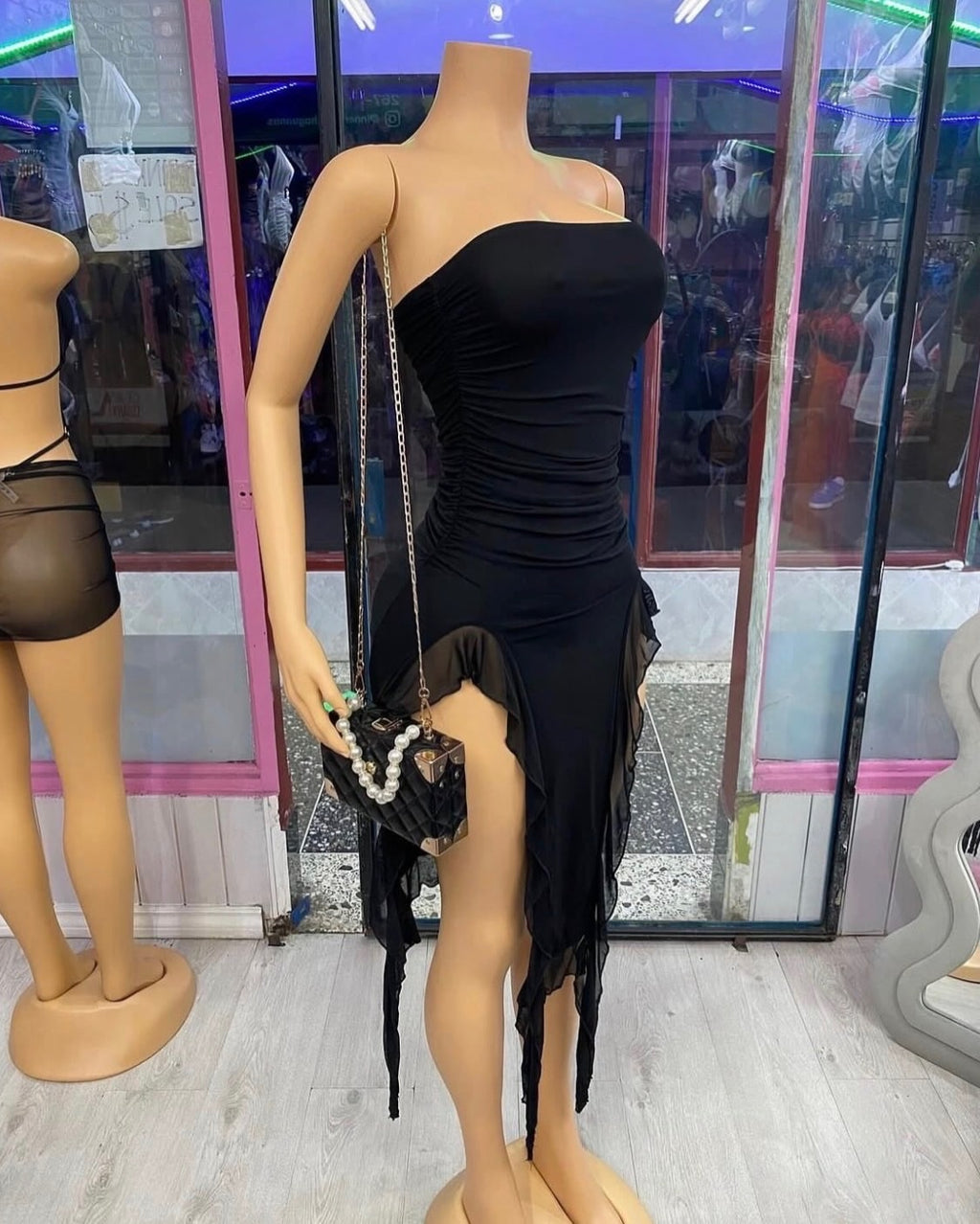 Tube Ruffle Dress