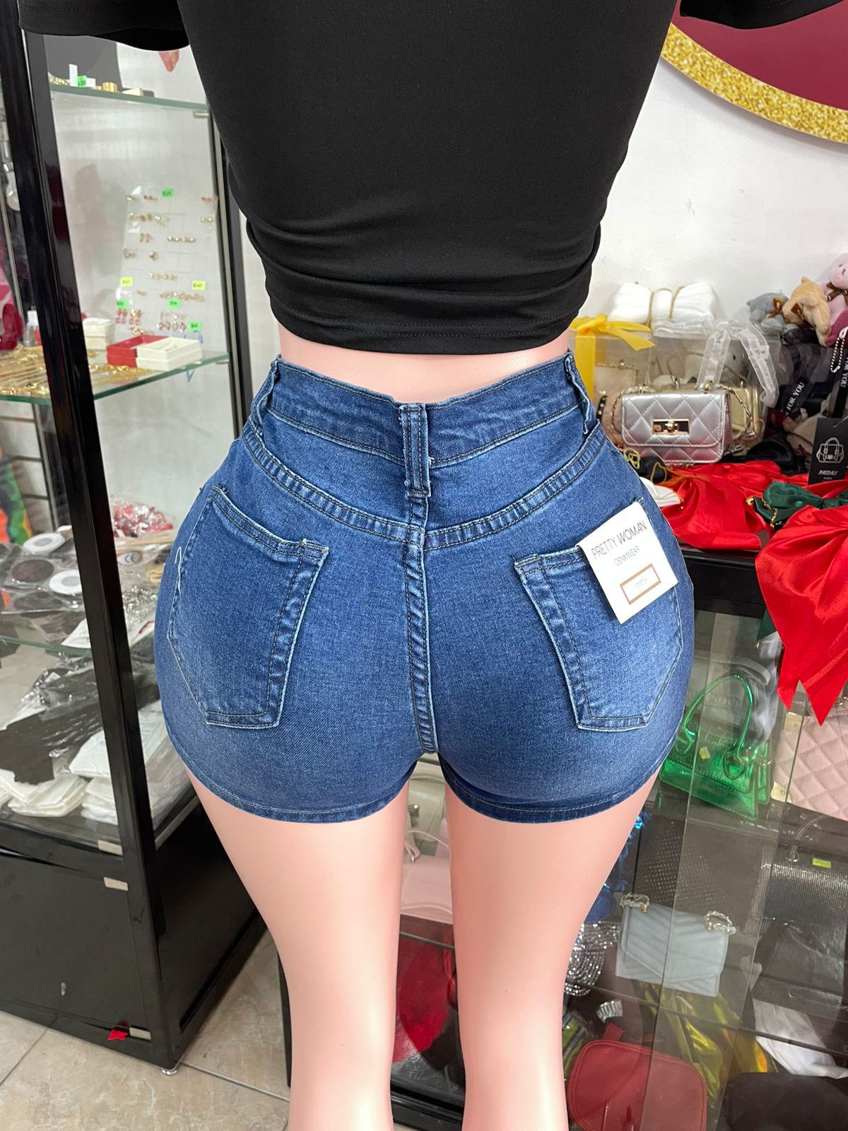 Distress Denim Pants