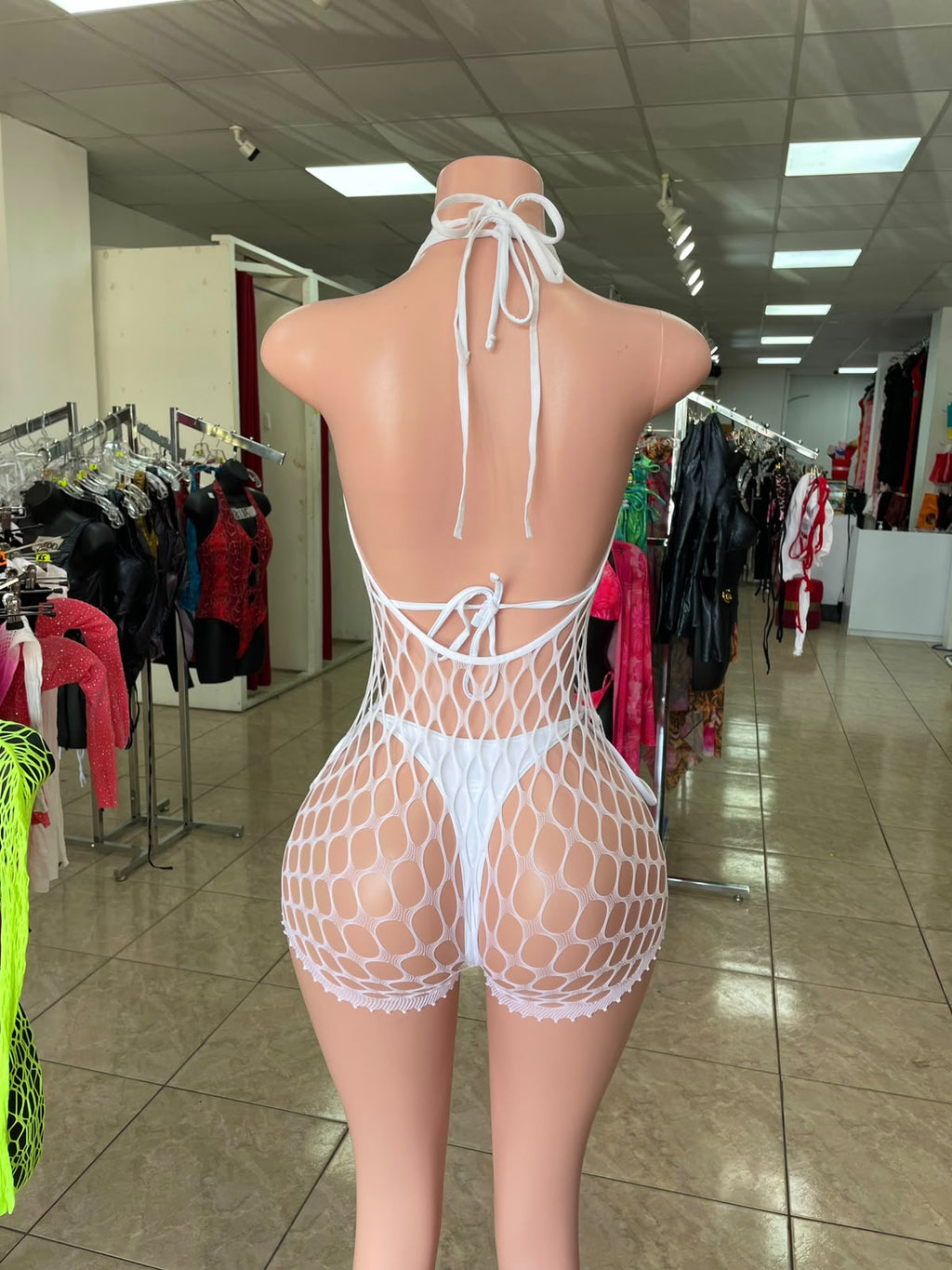 Fishnet Romper