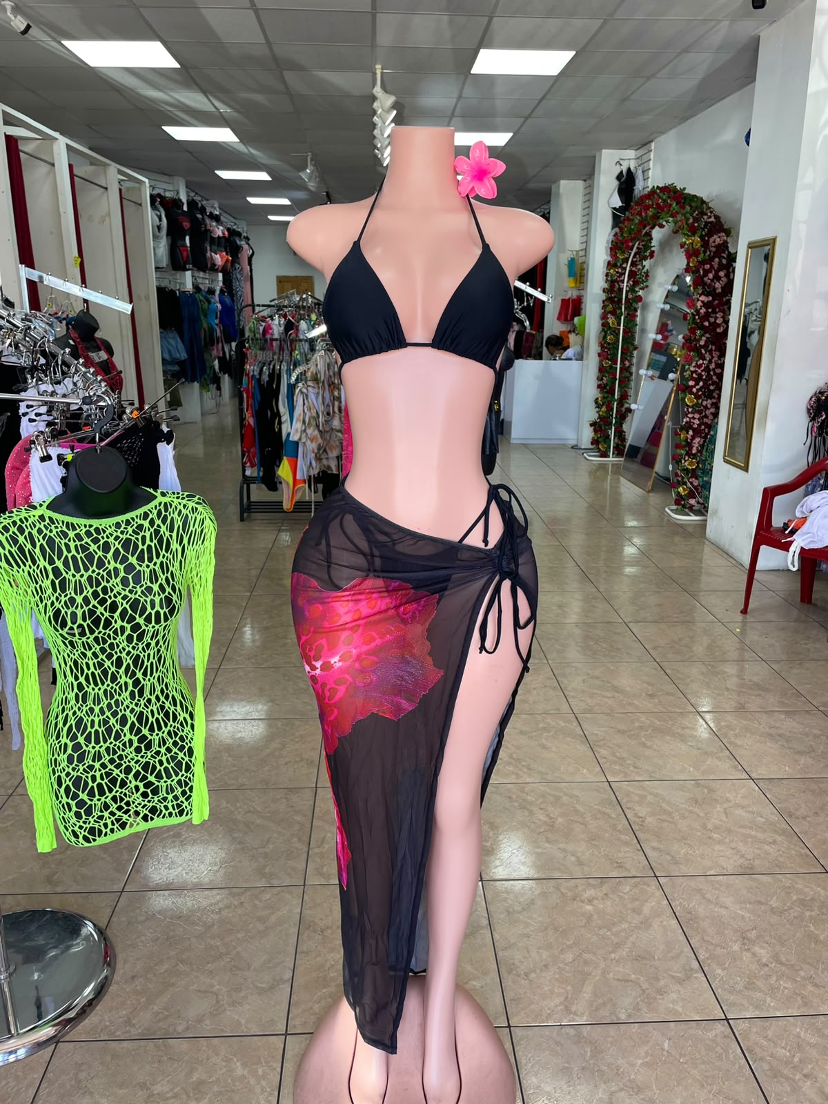 Black 3pc Swimsuit