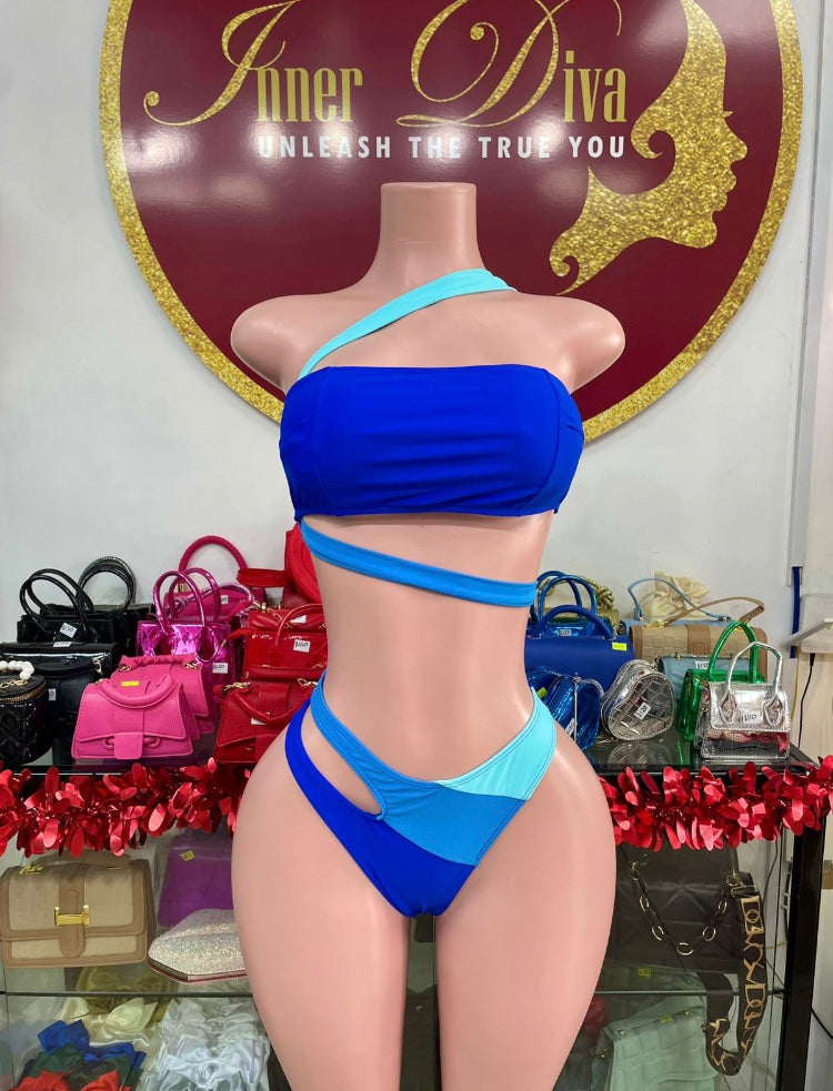 Blue 2pc Bikini