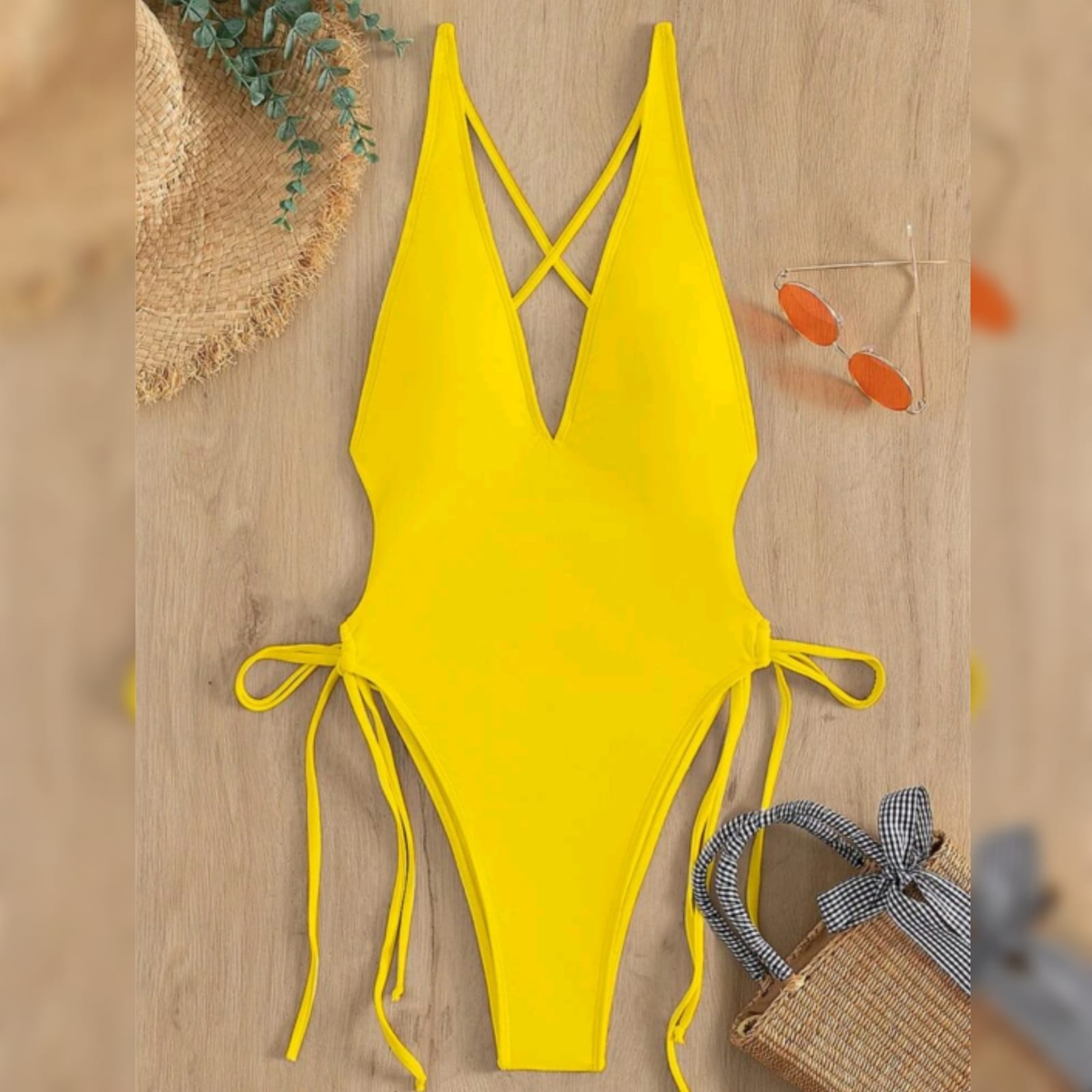 Deep V Monokini