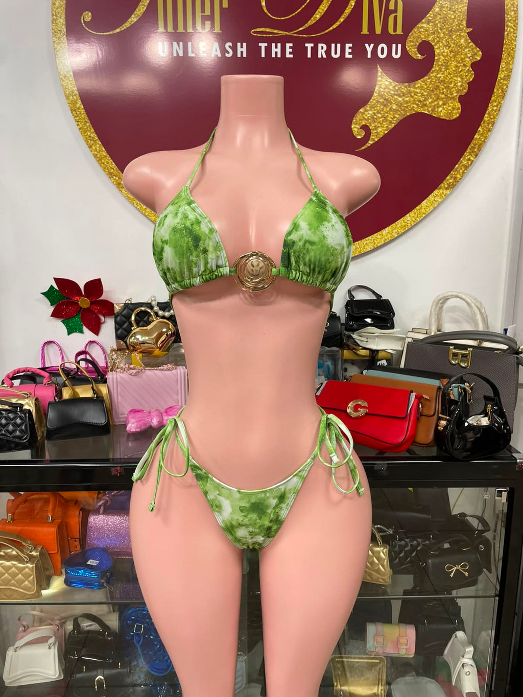 Green 3Pc Swim