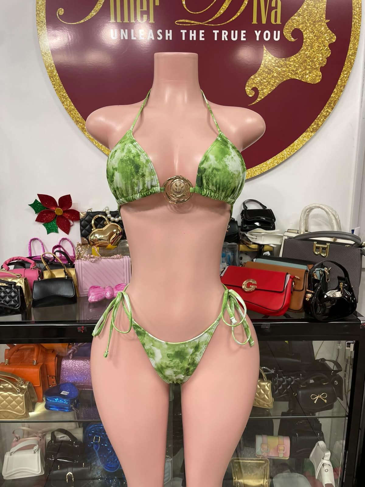 Green 3Pc Swim
