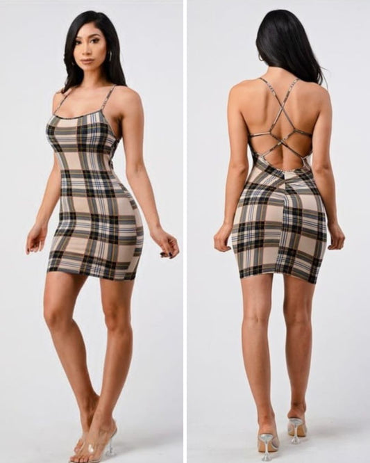 Plaid dress