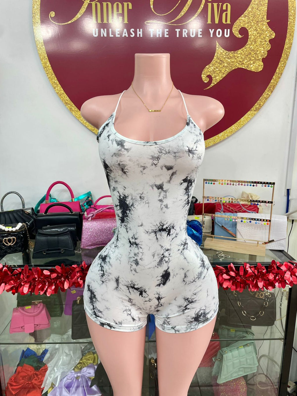 Marble Romper