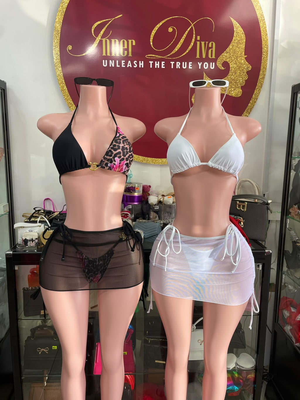 Mesh Skirt(Pull String On Both Sides)