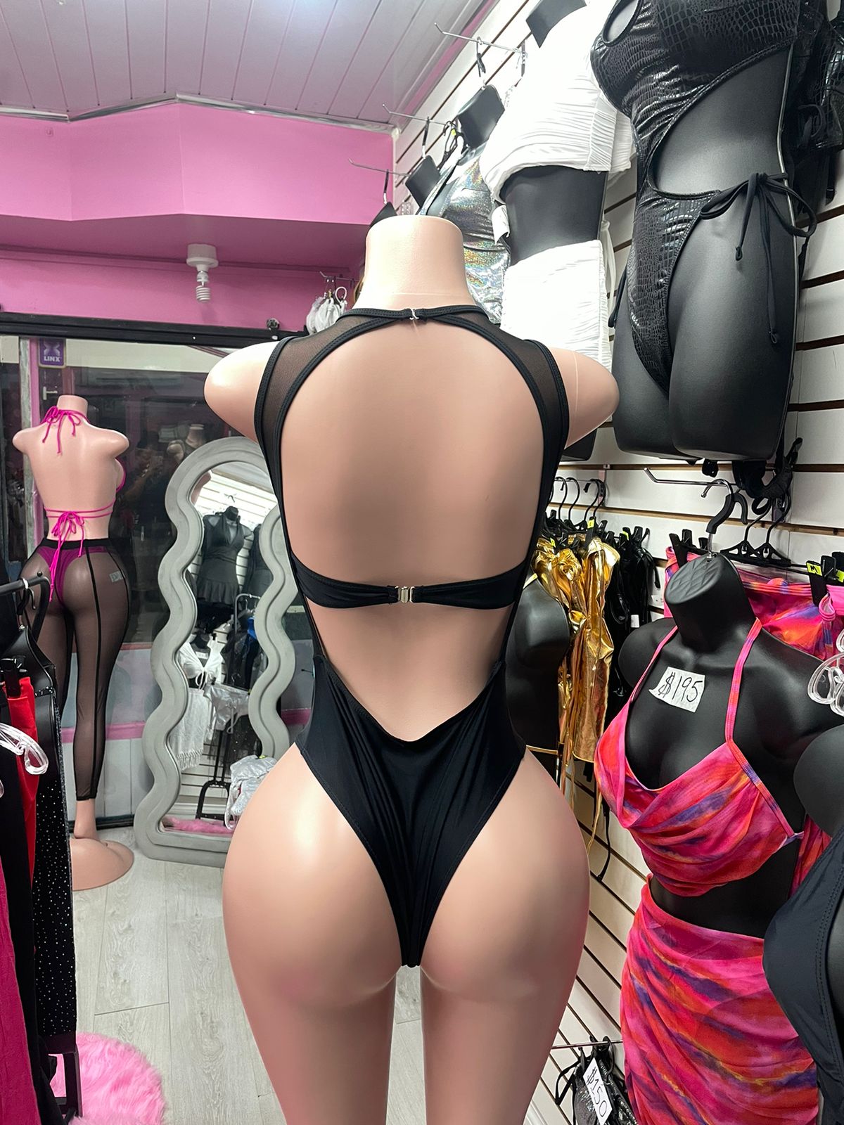 Monokini With Mesh