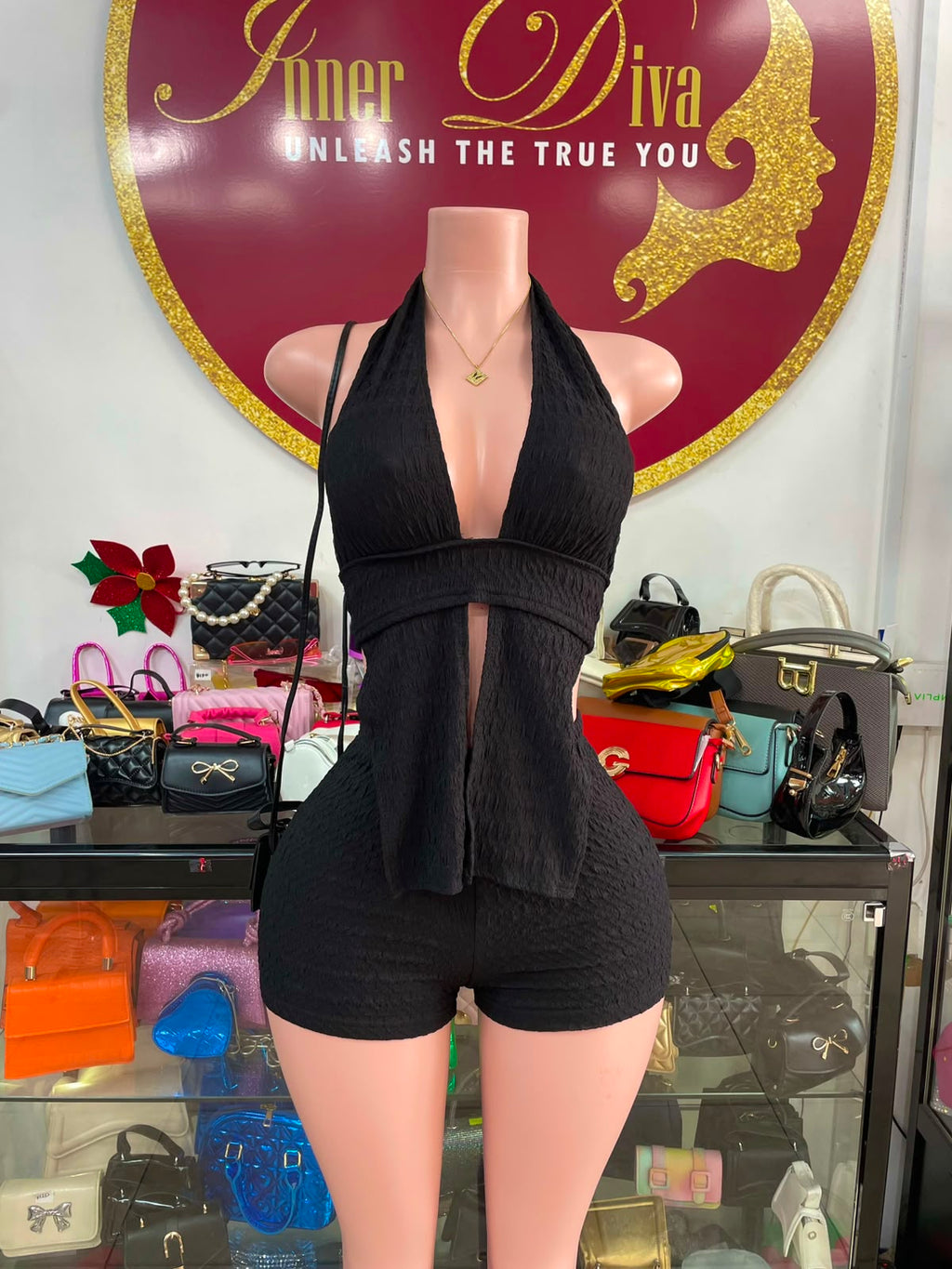 Halter Pants Set