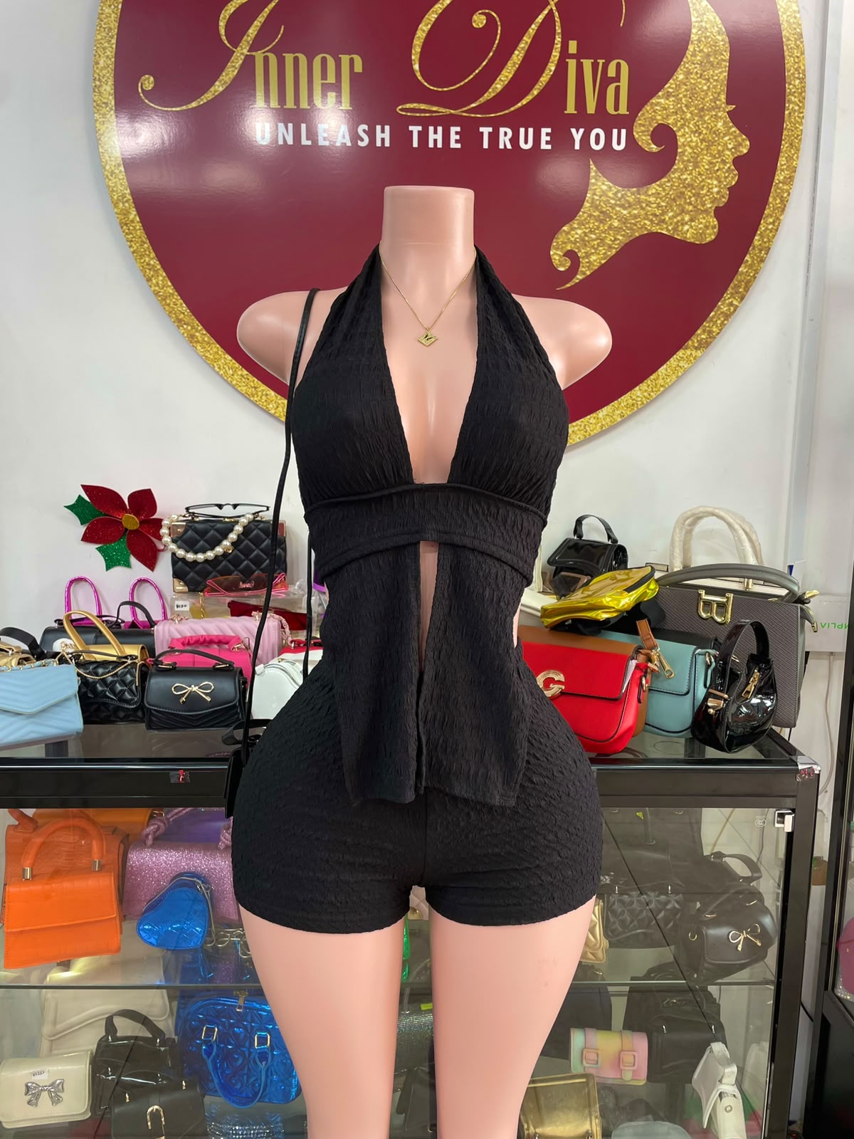 Halter Pants Set