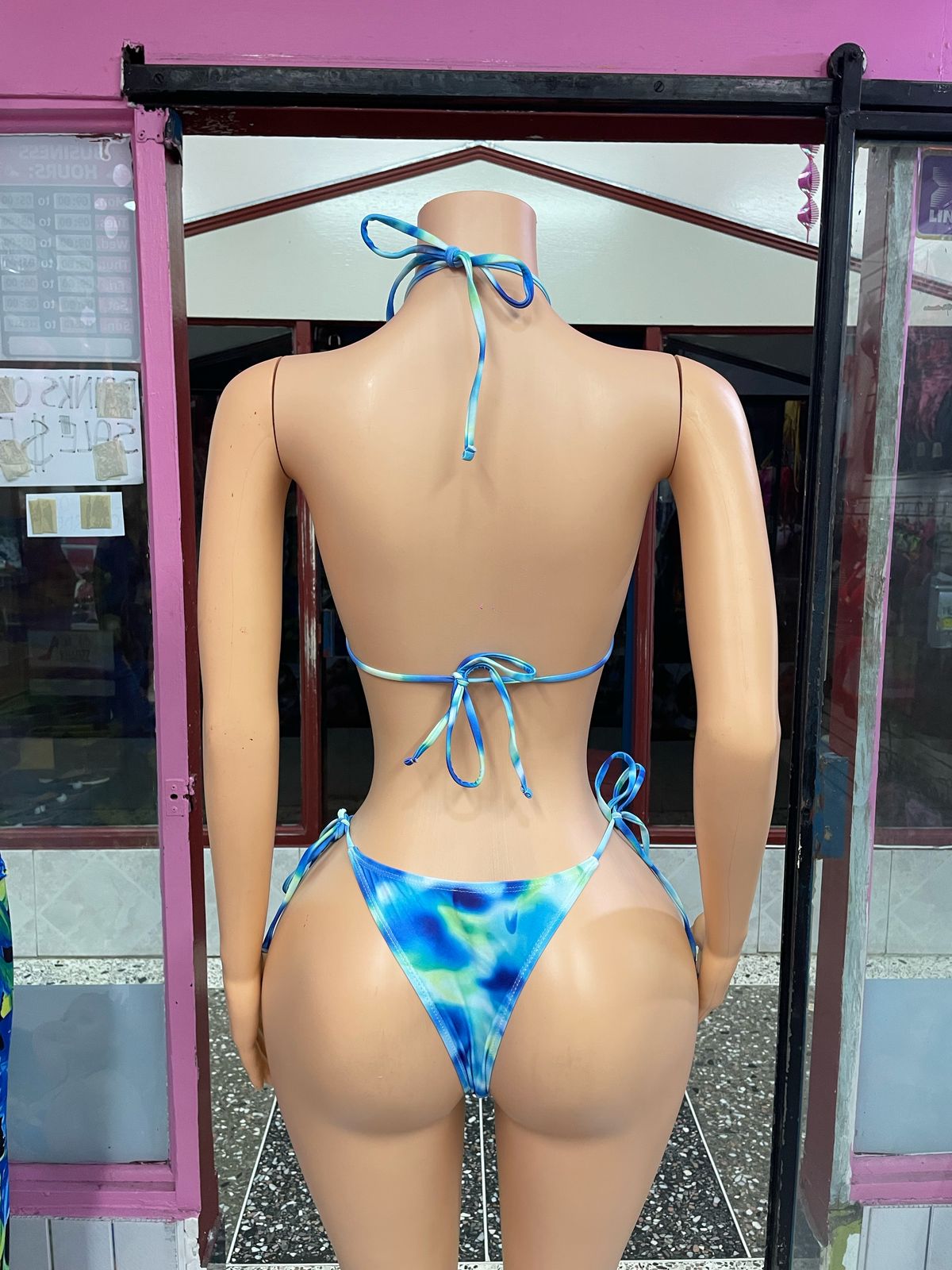 Blue 3 Piece Swimwear