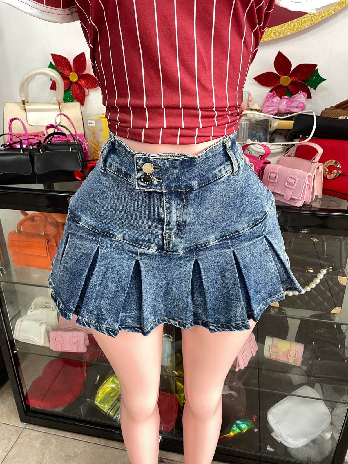 Denim Skirts