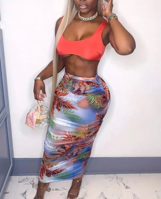 Mesh skirt