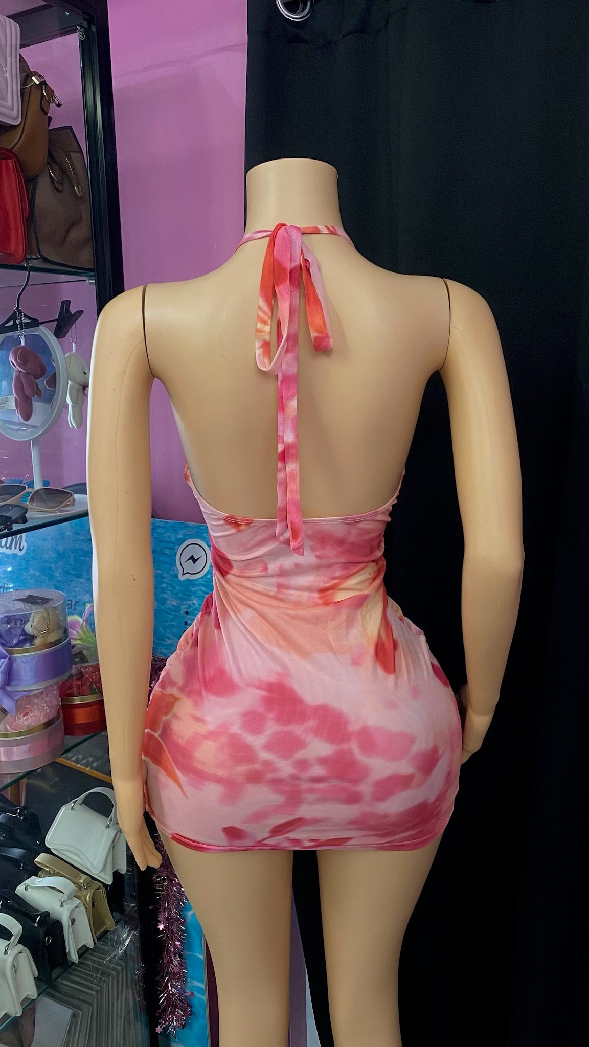 Floral Halter Dress