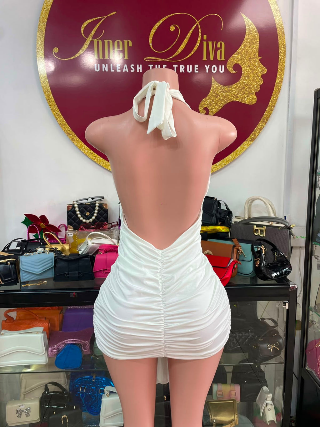 Backless Mini Dress