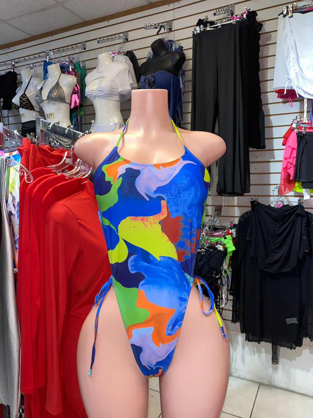 Multicolor monokini