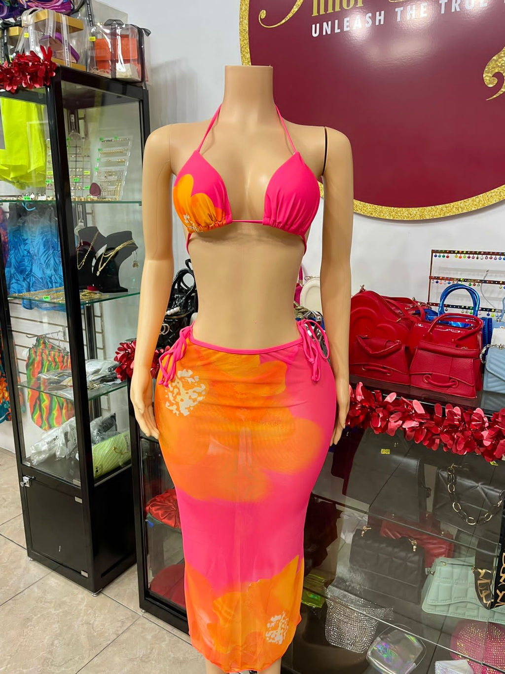 Pinky 3pc Swimsuit