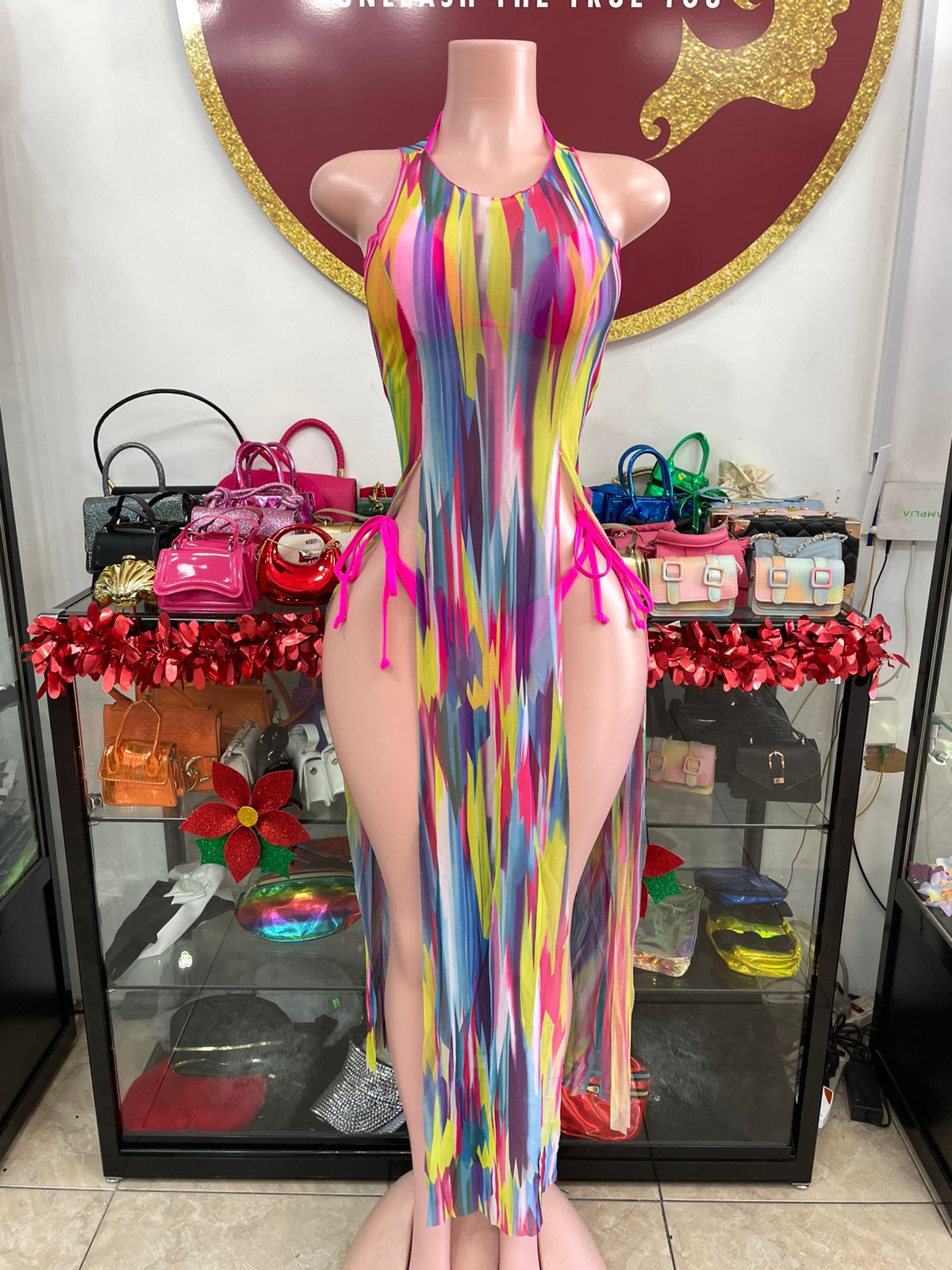 Colourful 3pc Swimsuit
