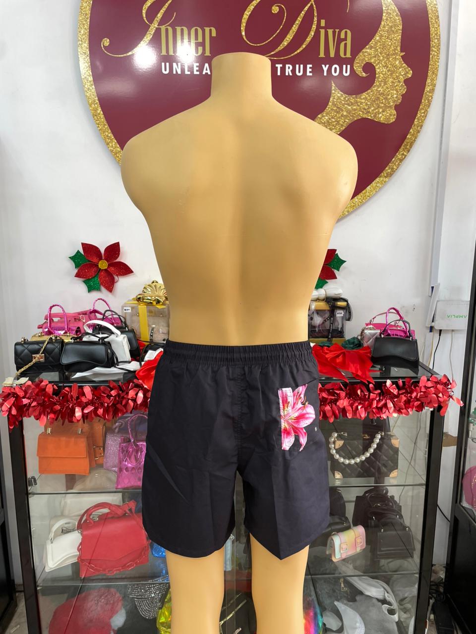 Hibiscus Men’s Swimtrunks