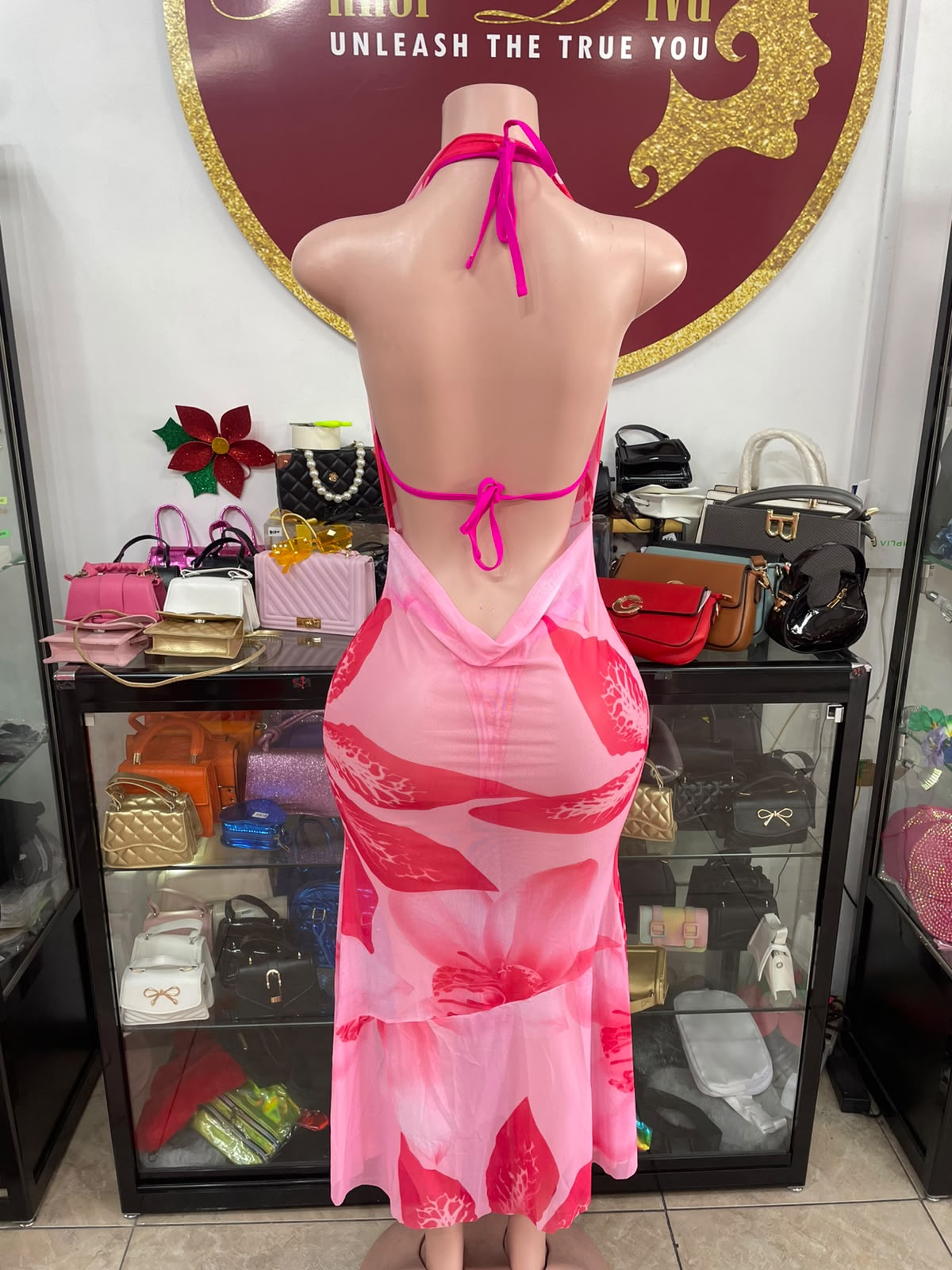 Pink 3 Piece Swimsuit