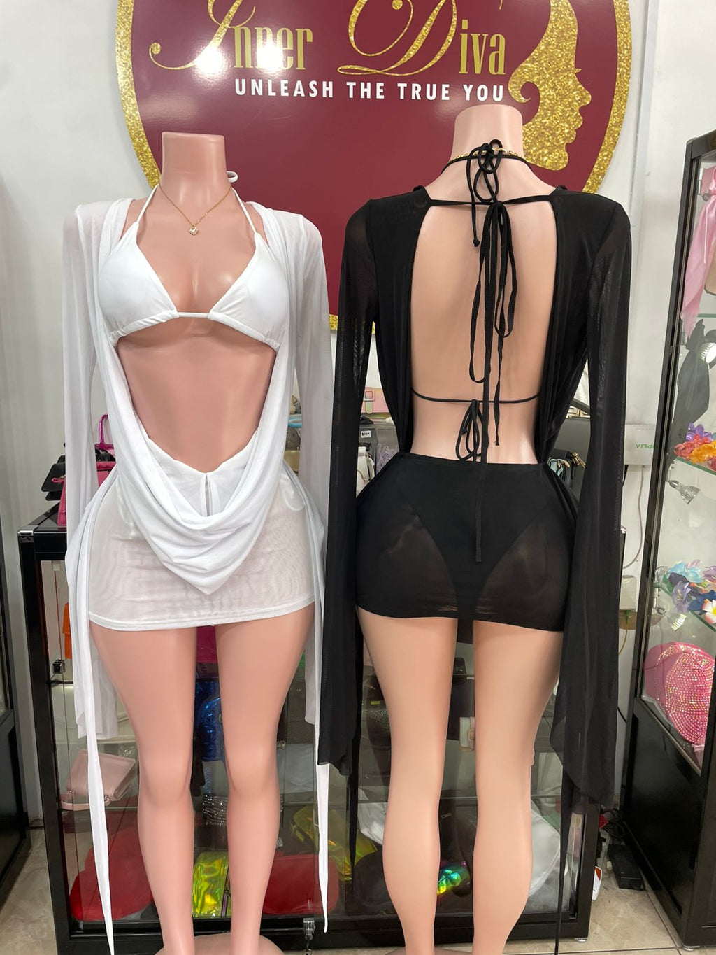Brianna Mesh Dress