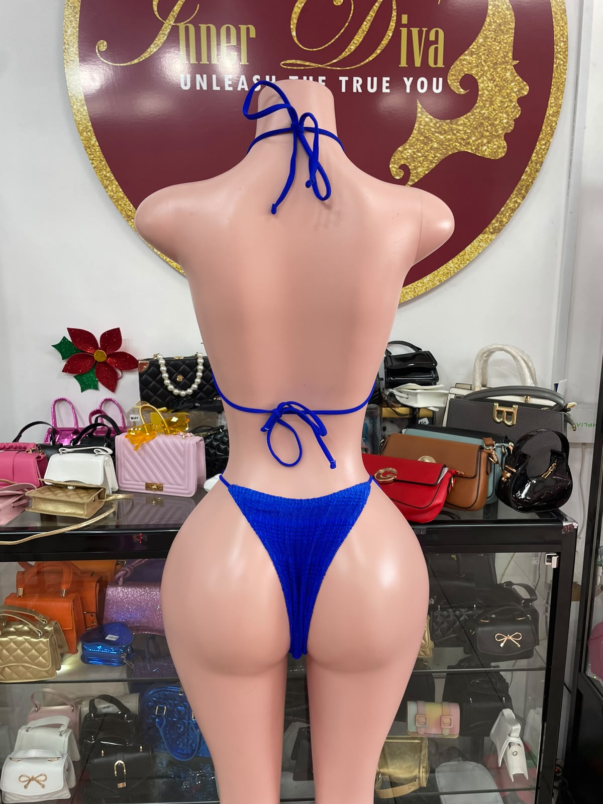 Blue 3pc Swimsuit
