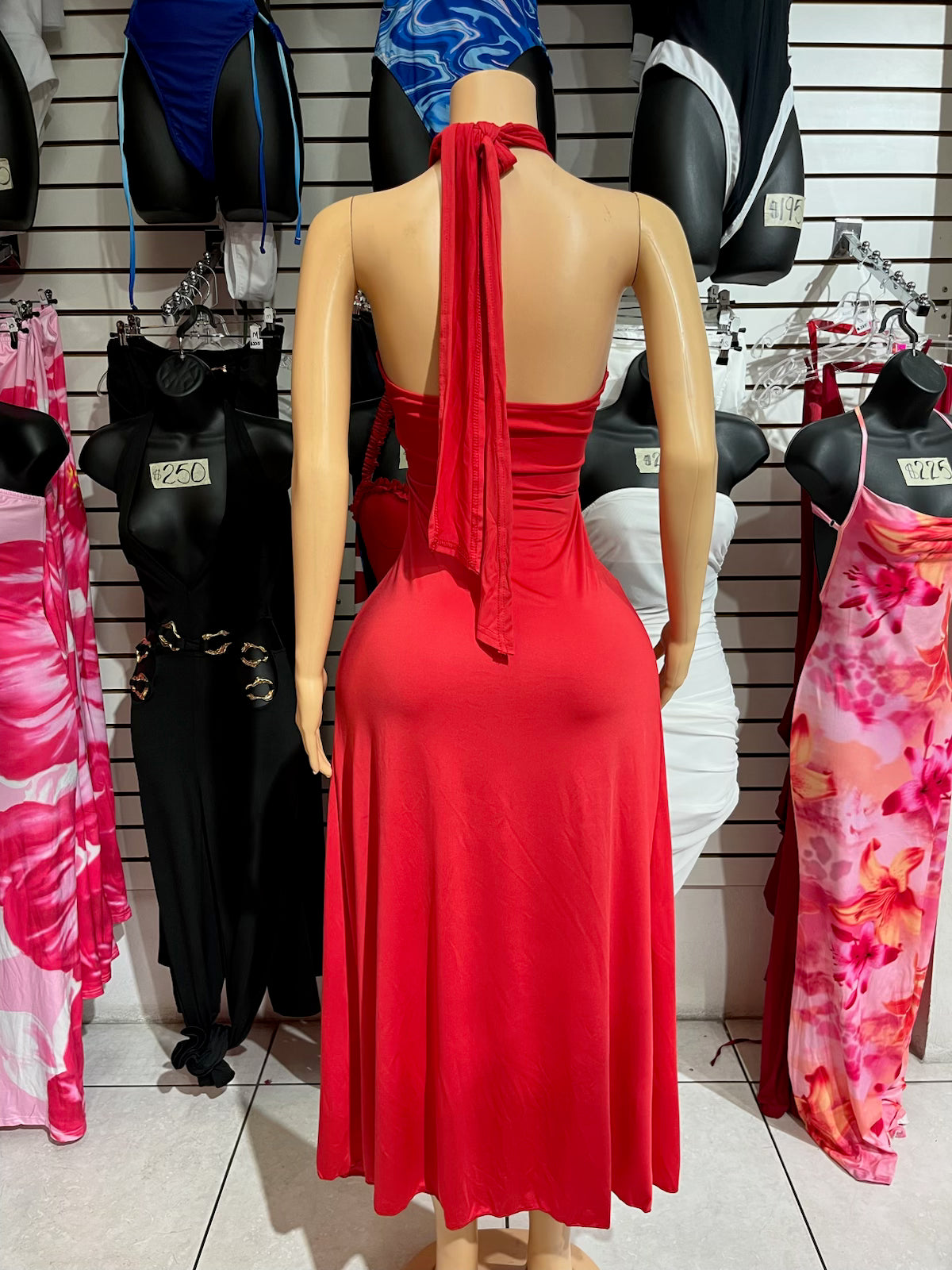 Halter Red Dress