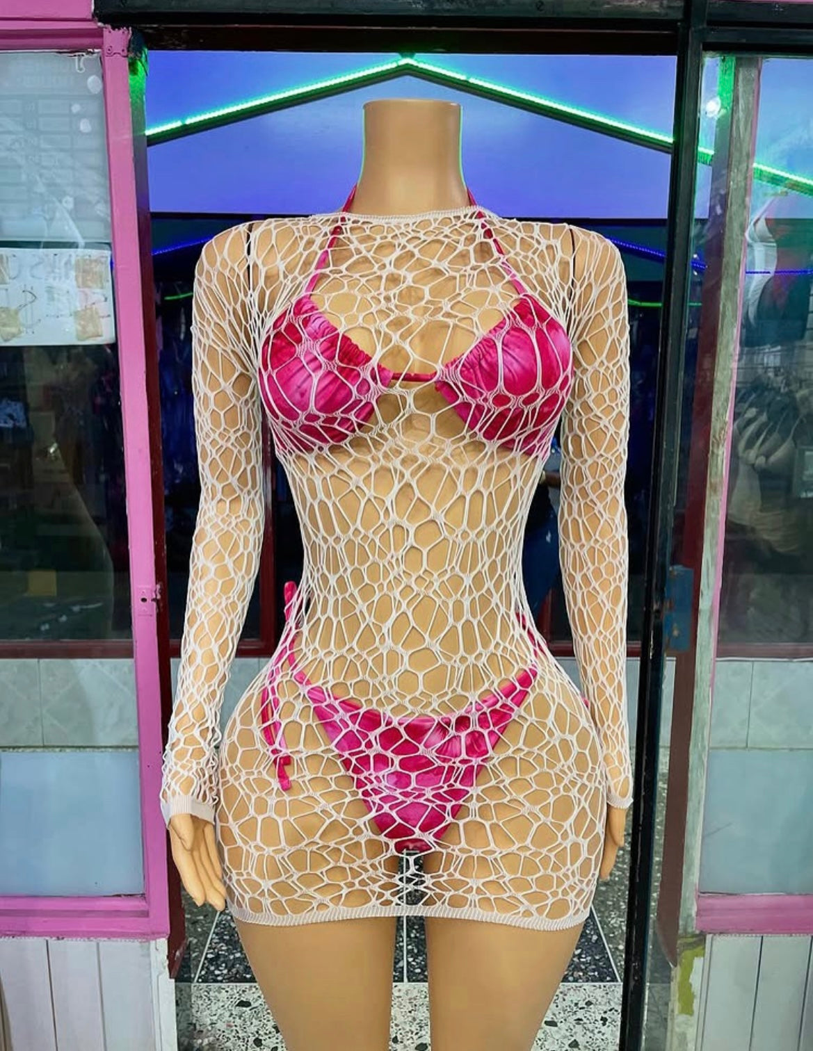 Fishnet Dress Coverup