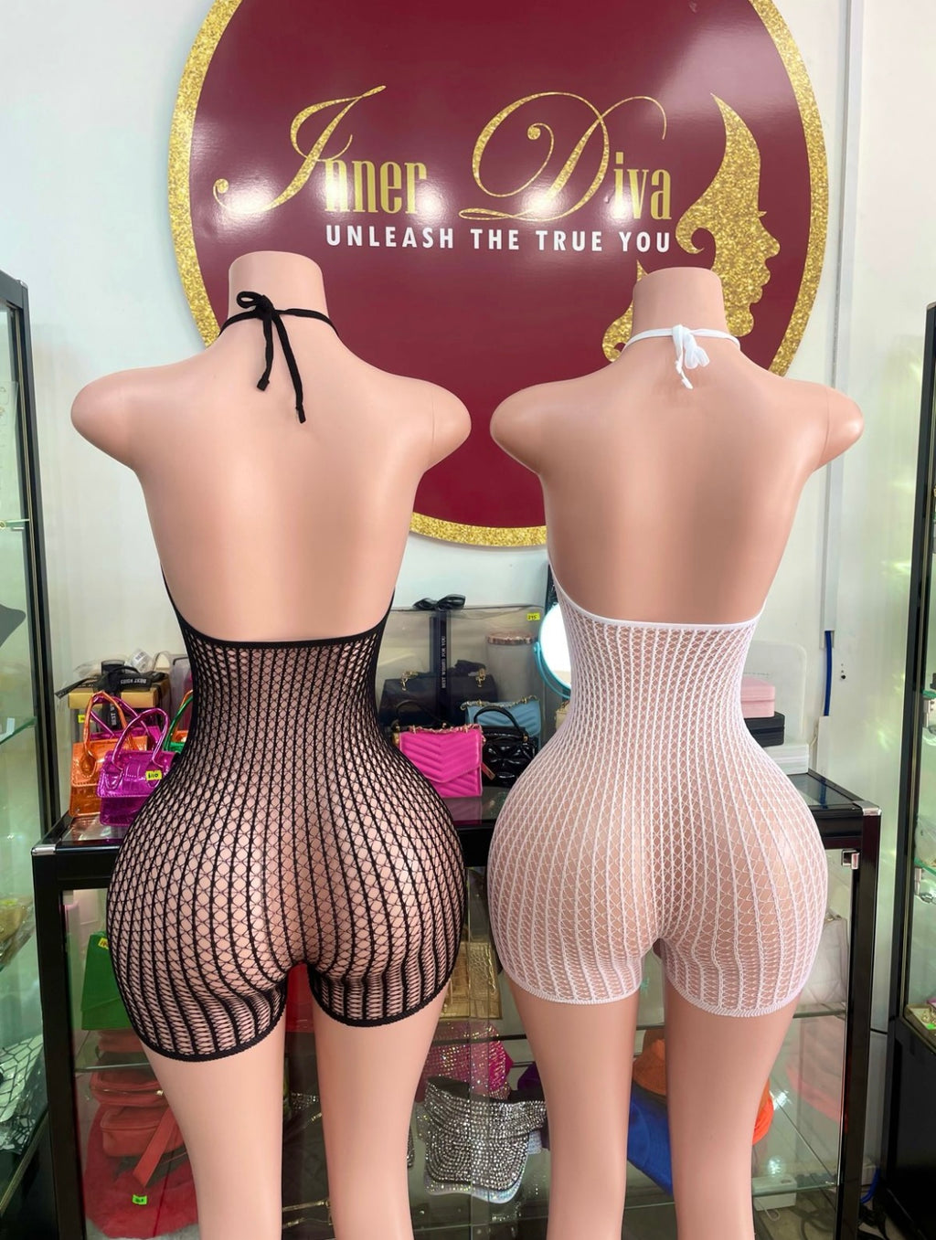 Short Romper Fishnet