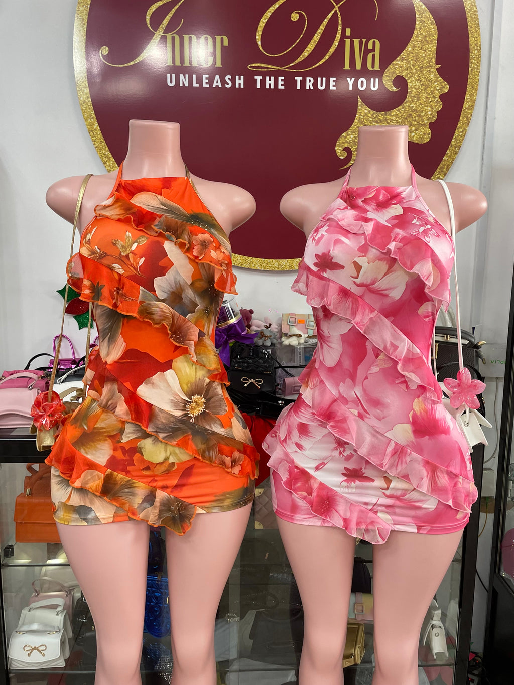 Backless Ruffle Dress