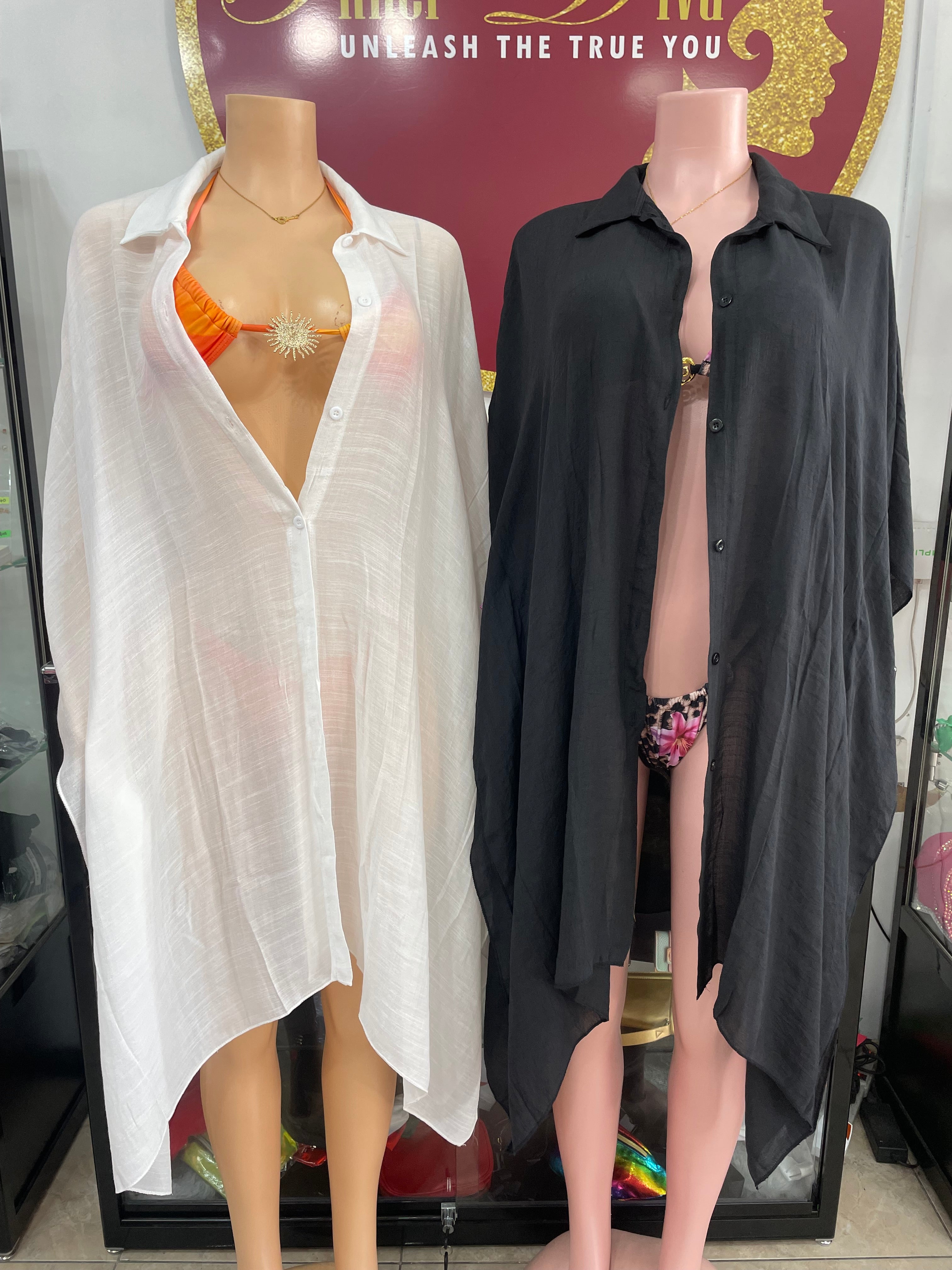 Sheer Poncho Throwover