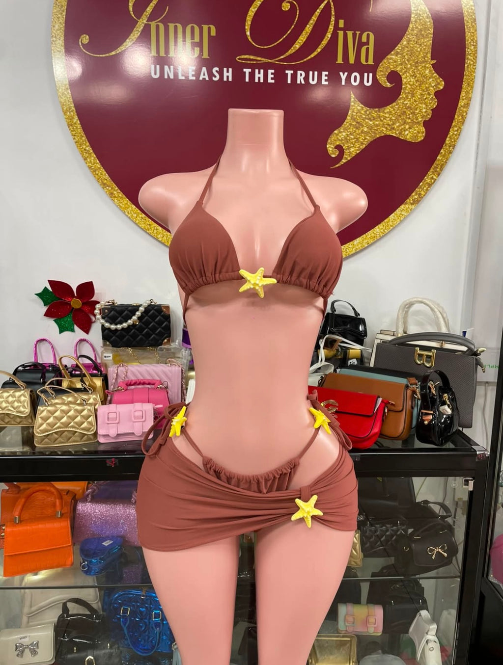 Brown Starfish 3 Piece