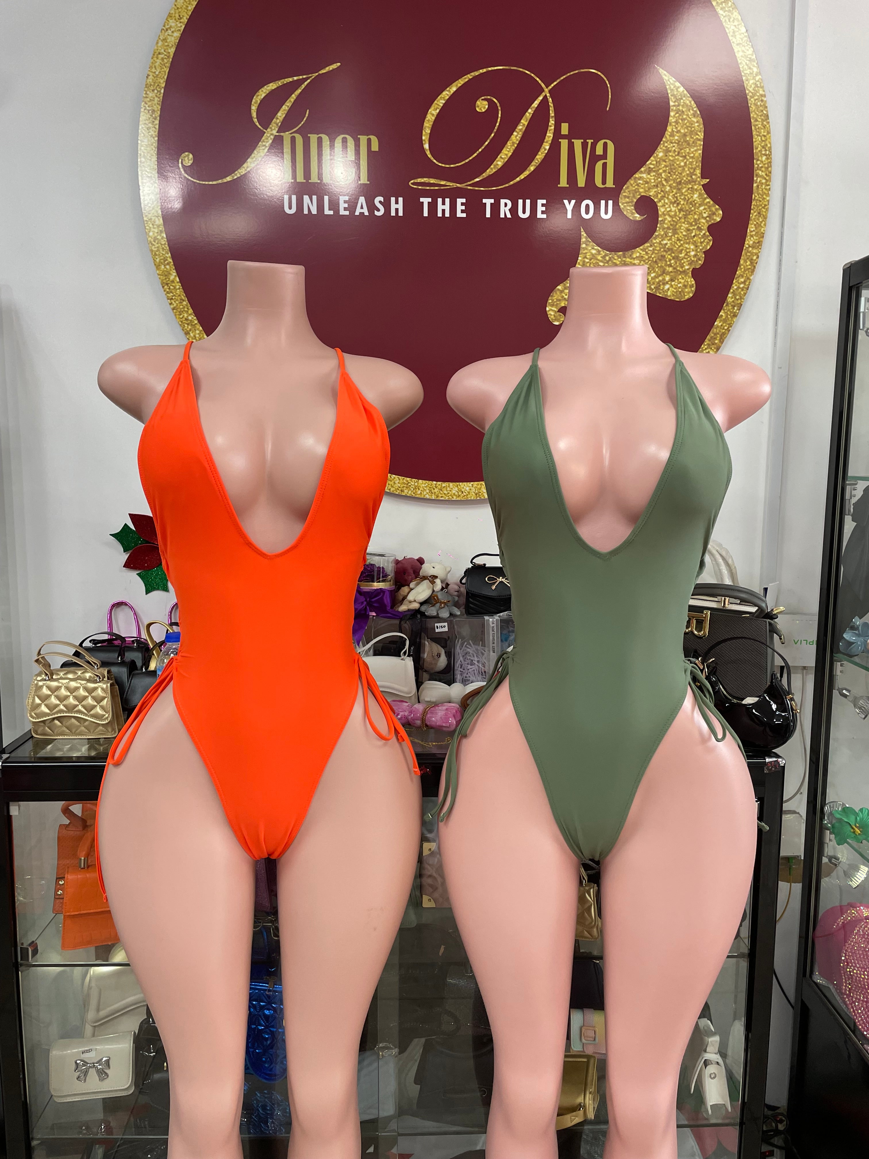 Deep V Monokini